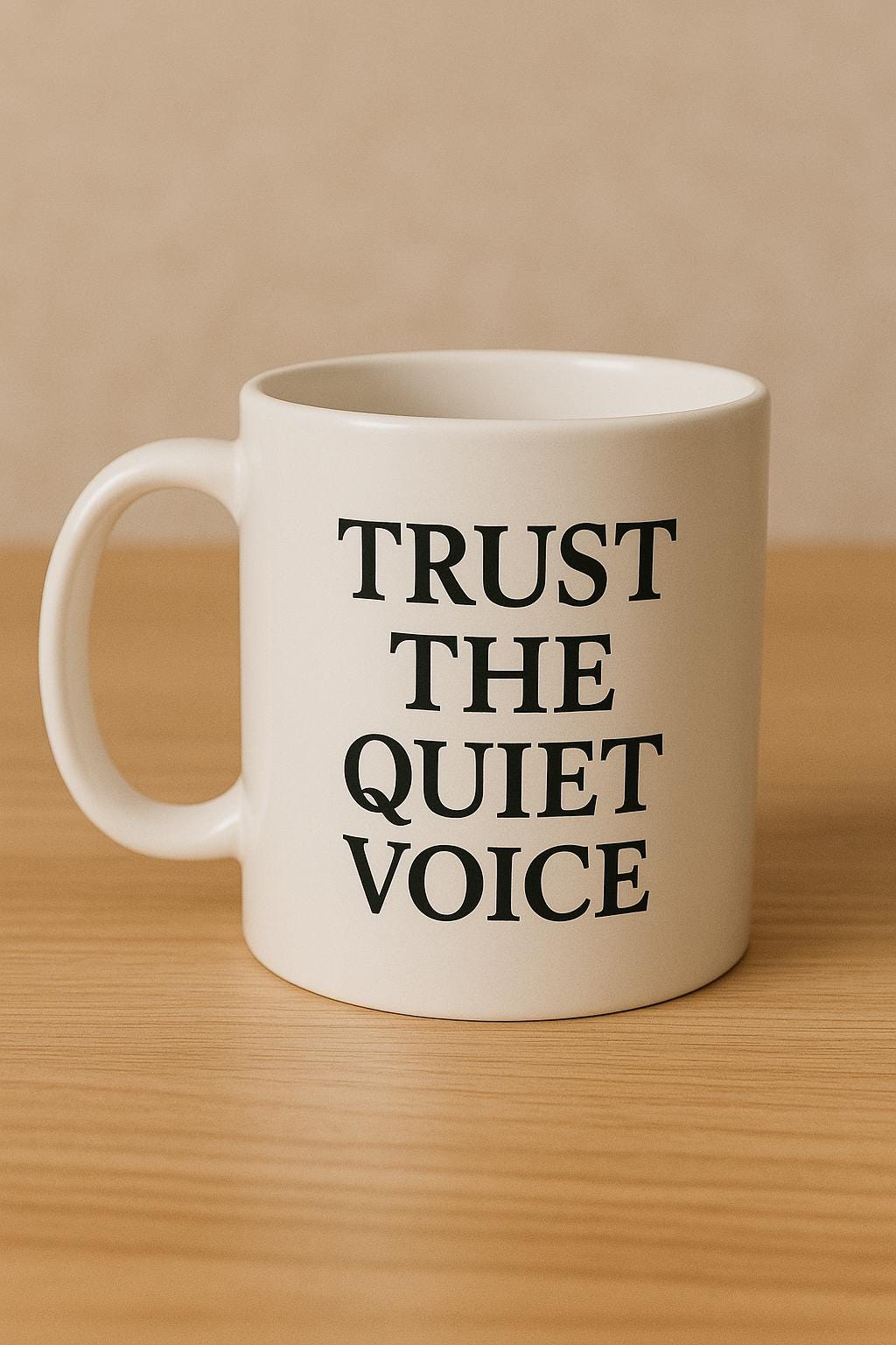 Trust The Quiet Voice Mug
