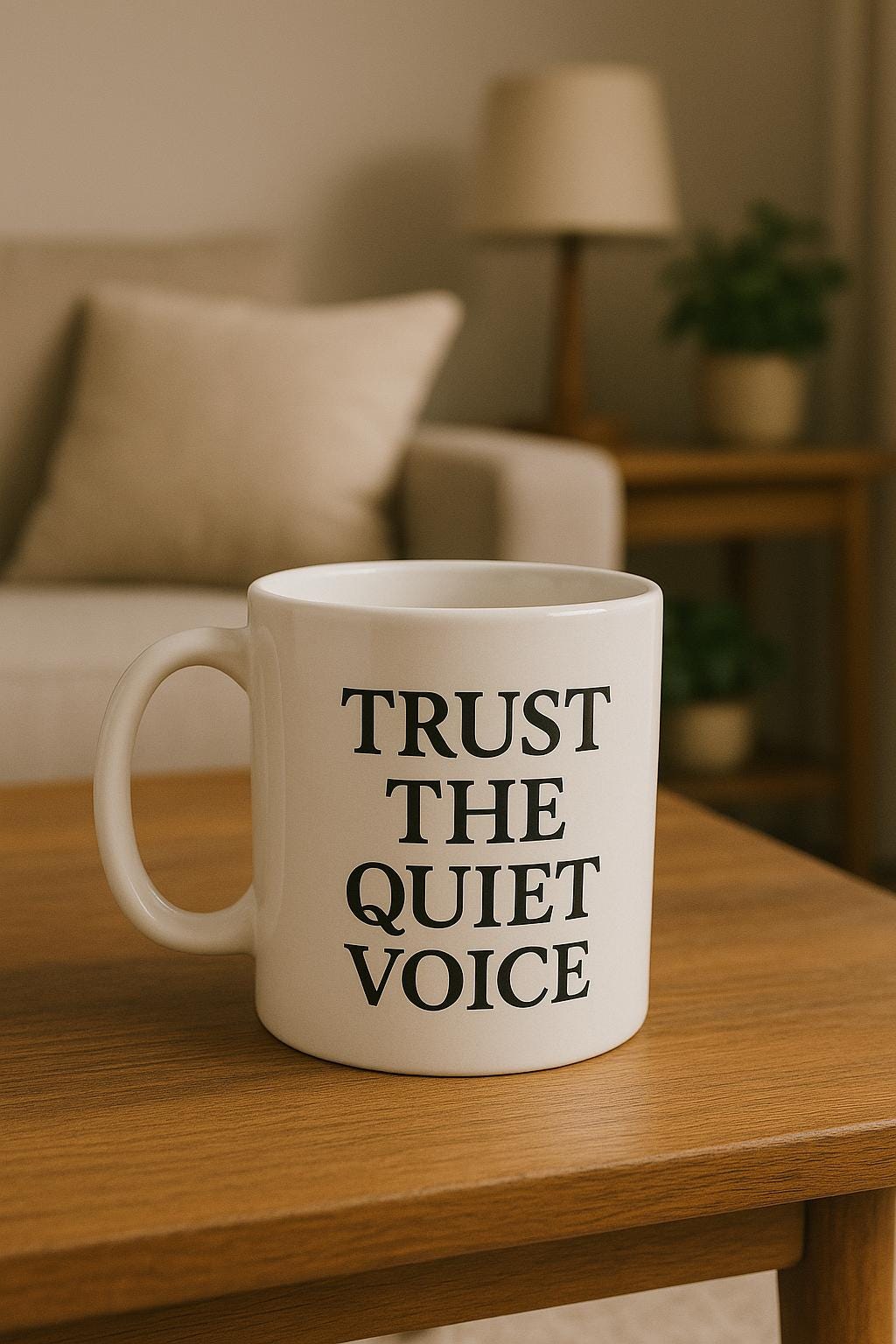 Trust The Quiet Voice Mug