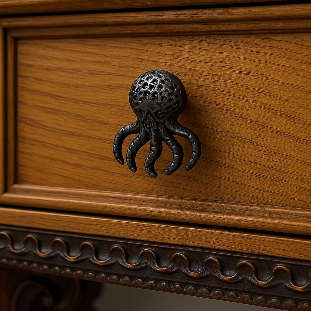 Nautical Octopus Drawer Pull