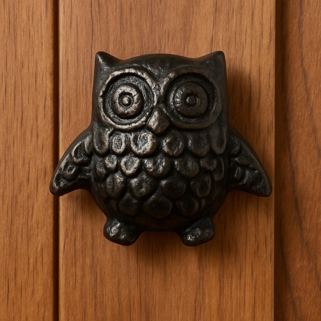 Charming Owl Drawer Knobs