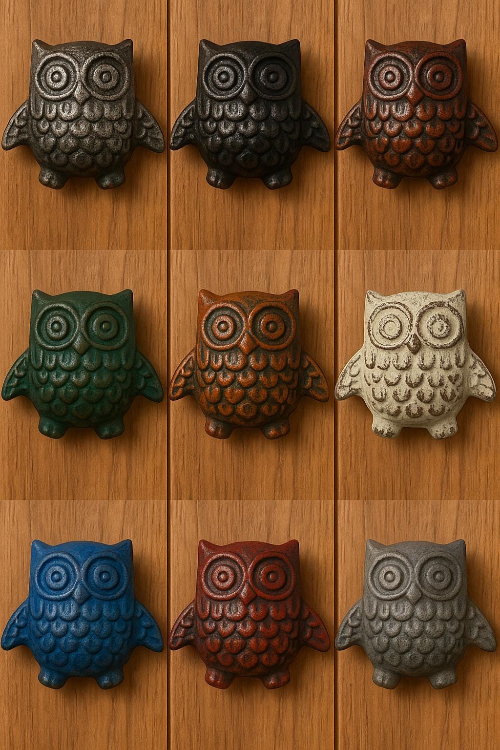 Charming Owl Drawer Knobs