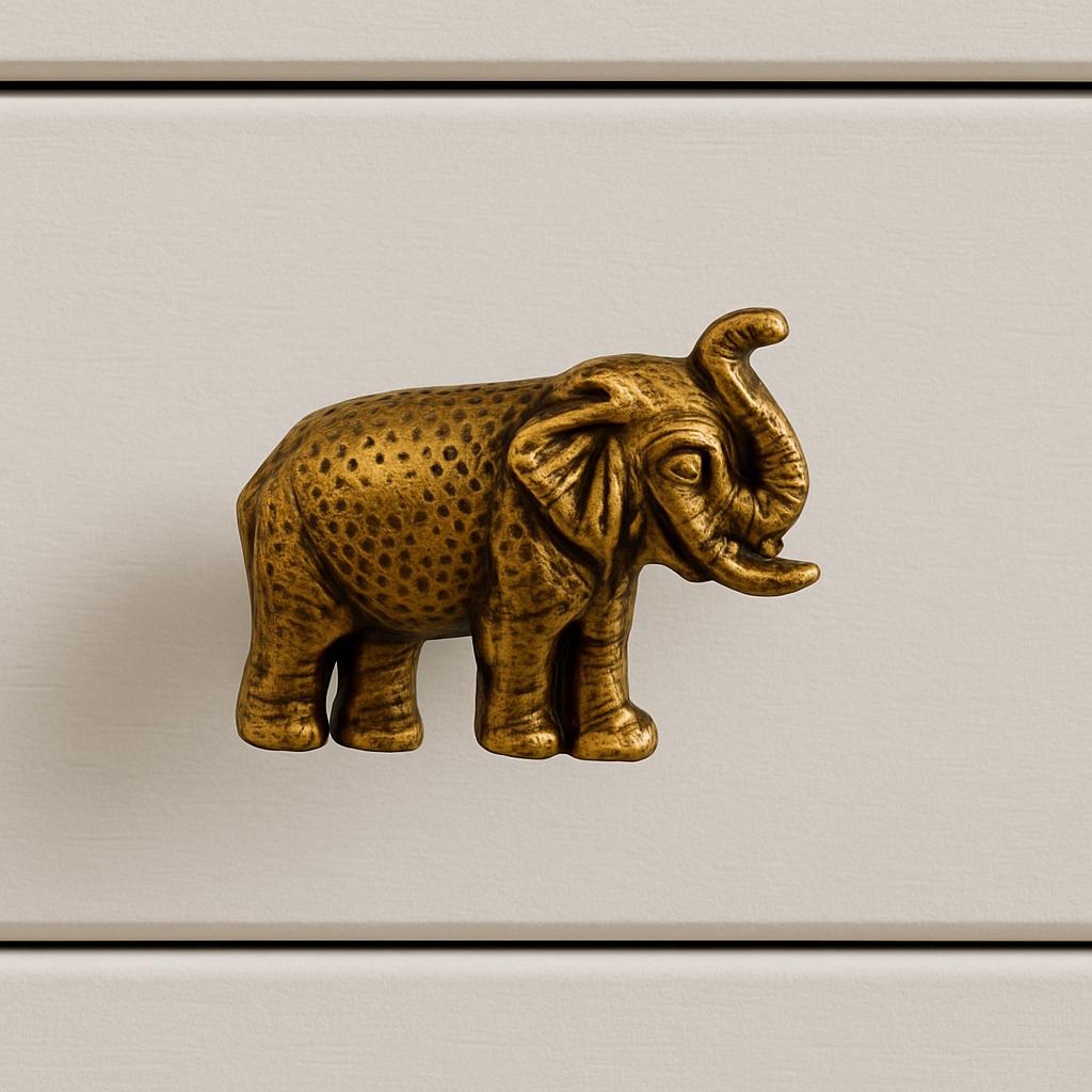 Charming Elephant Drawer Pull