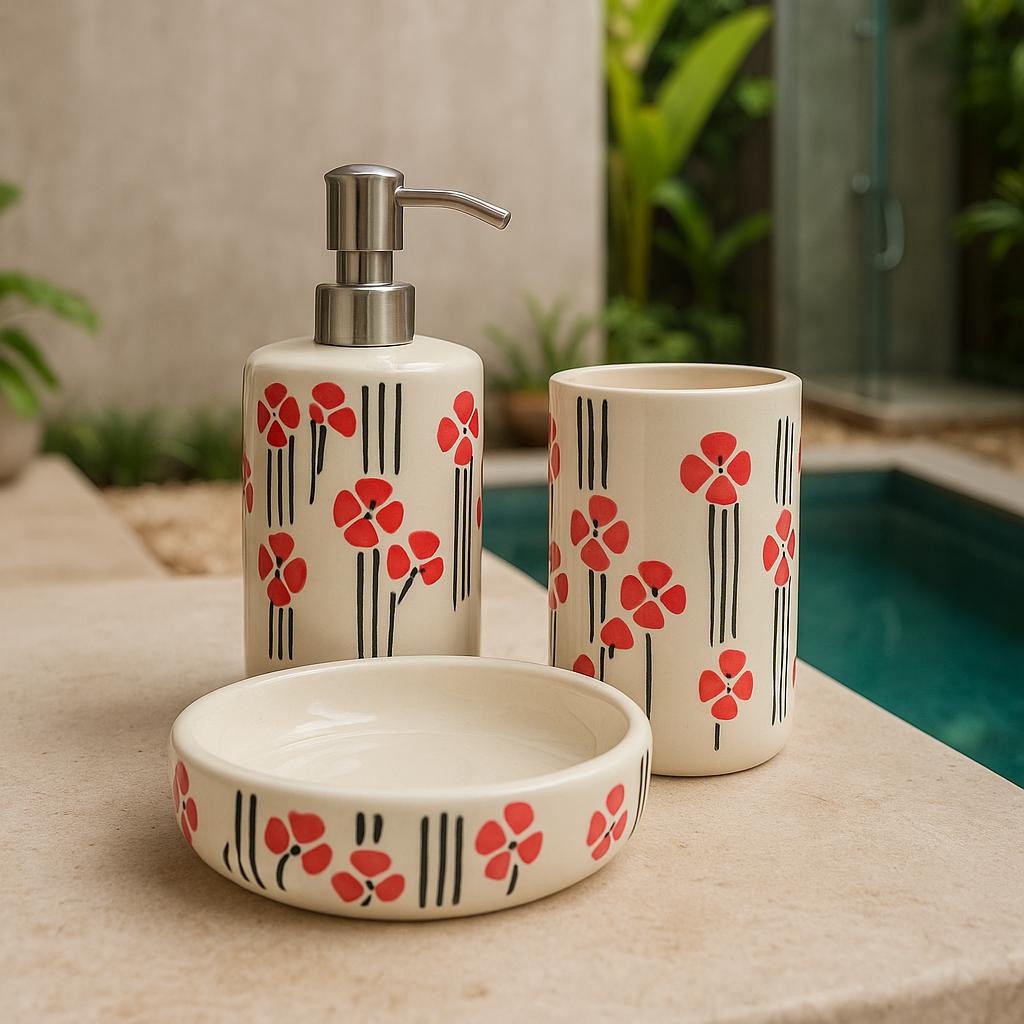 Artisan Ceramic Bathroom Set