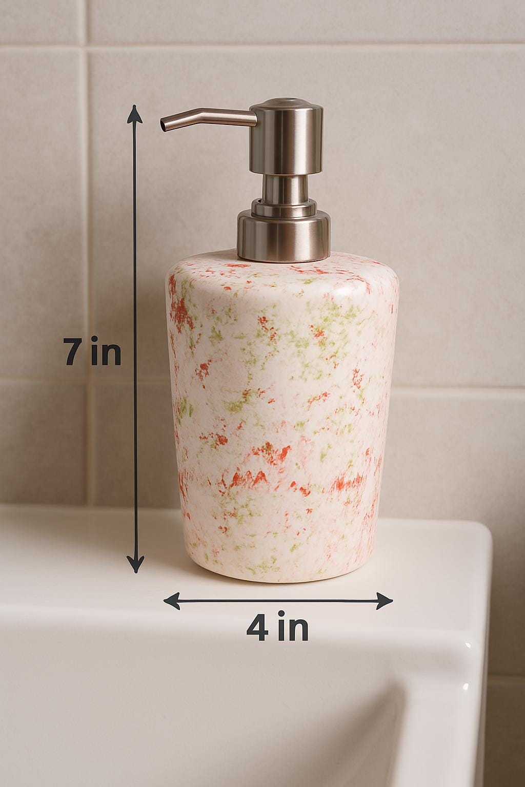 Speckled Ceramic Soap Pump