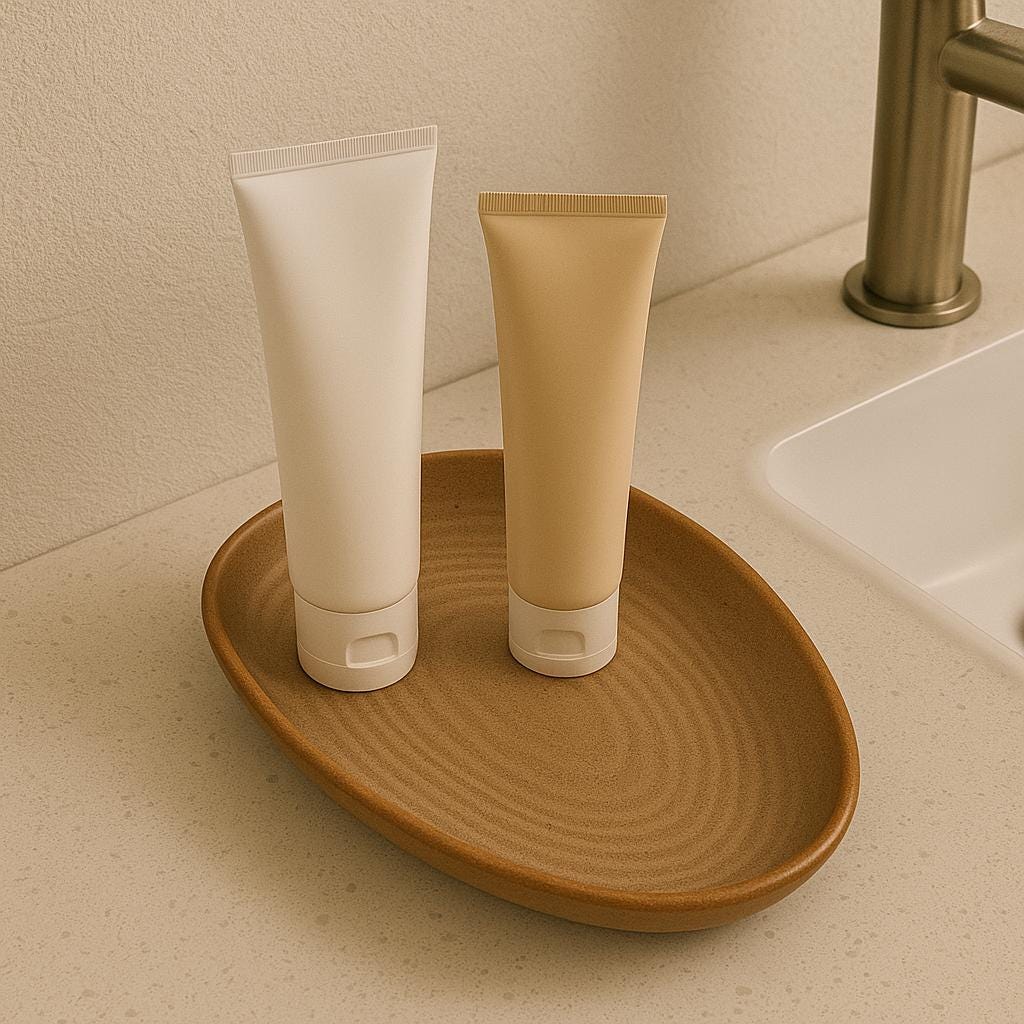 Rustic Ceramic Key Tray