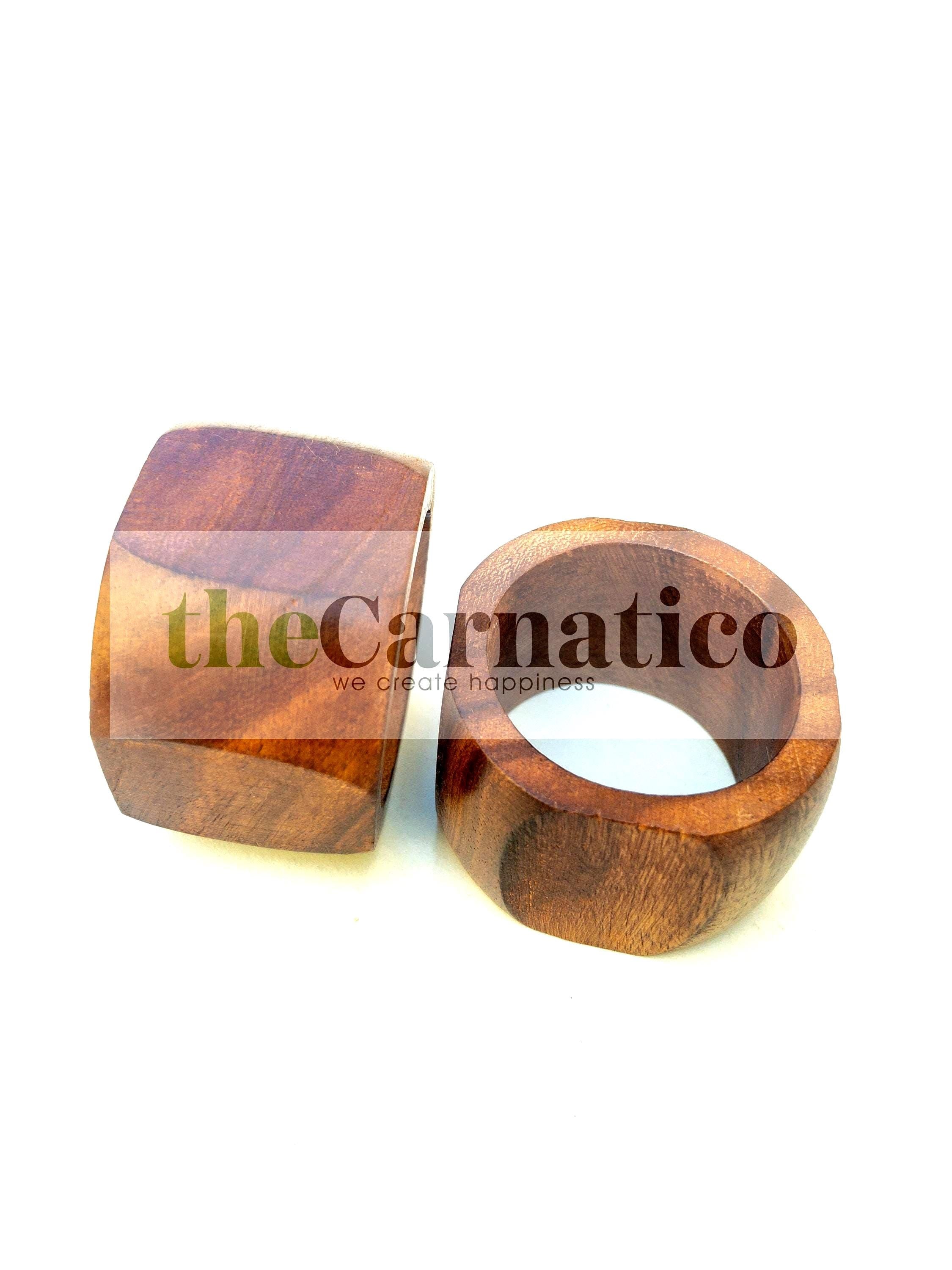 Rustic Wooden Napkin Rings