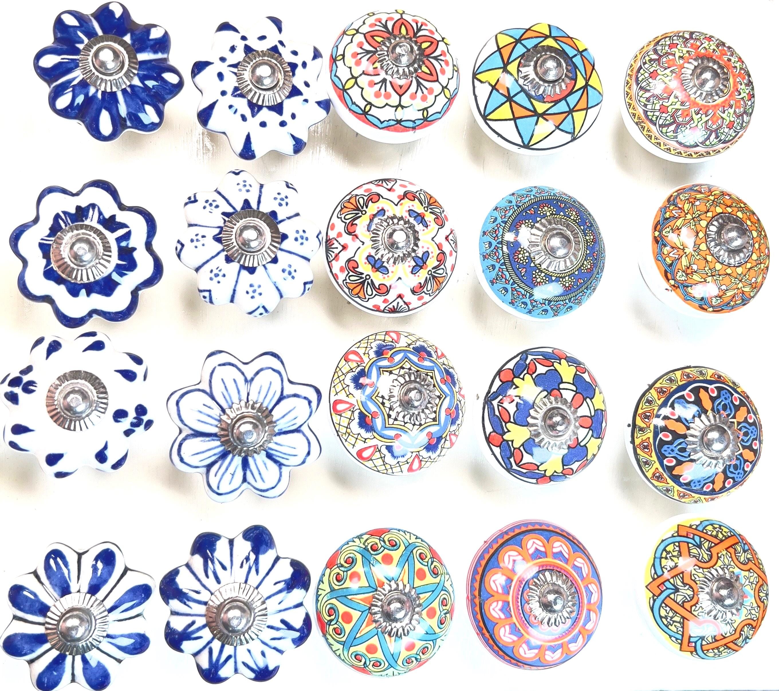 Colorful Mandala Cabinet Knobs