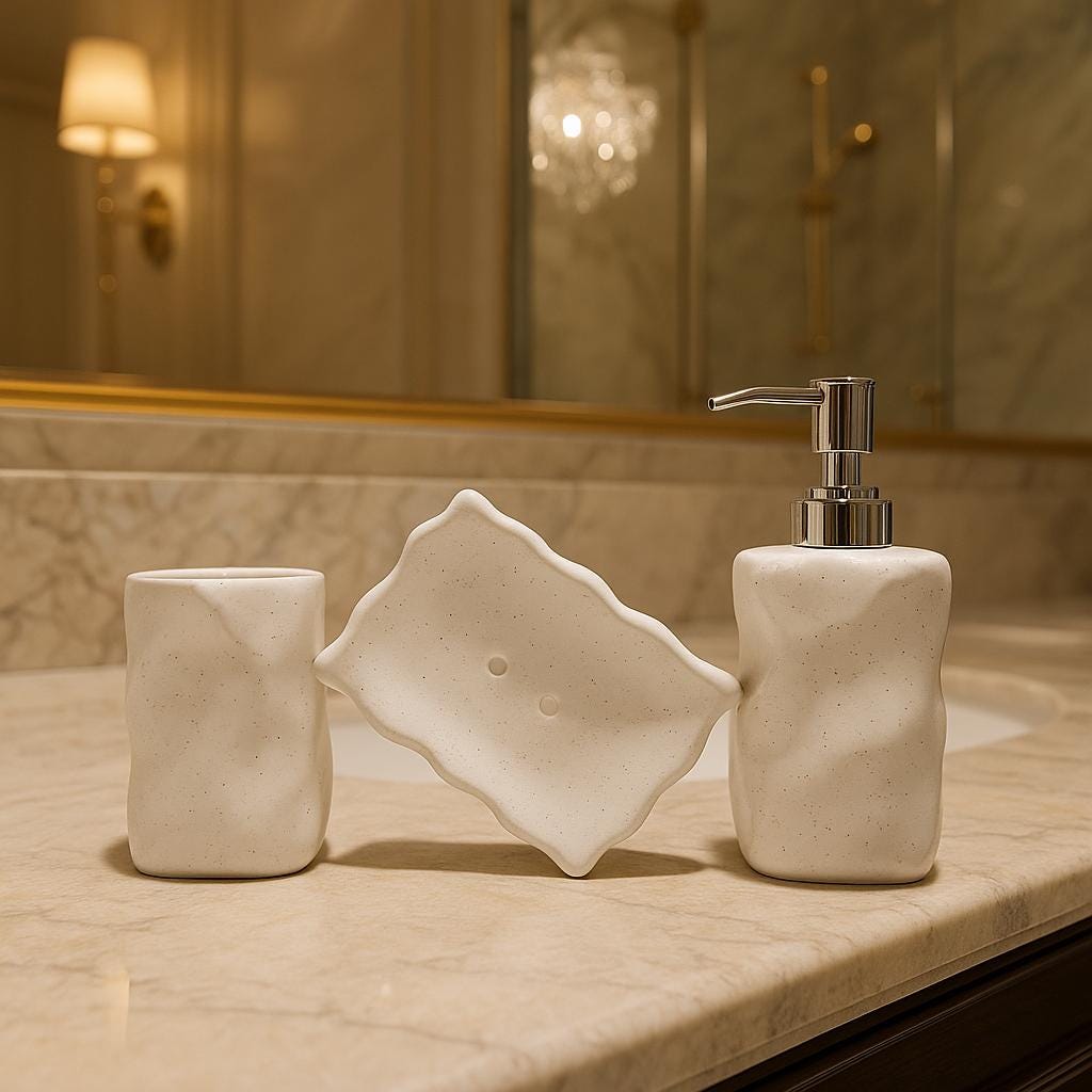 Ocean-Inspired Bath Set