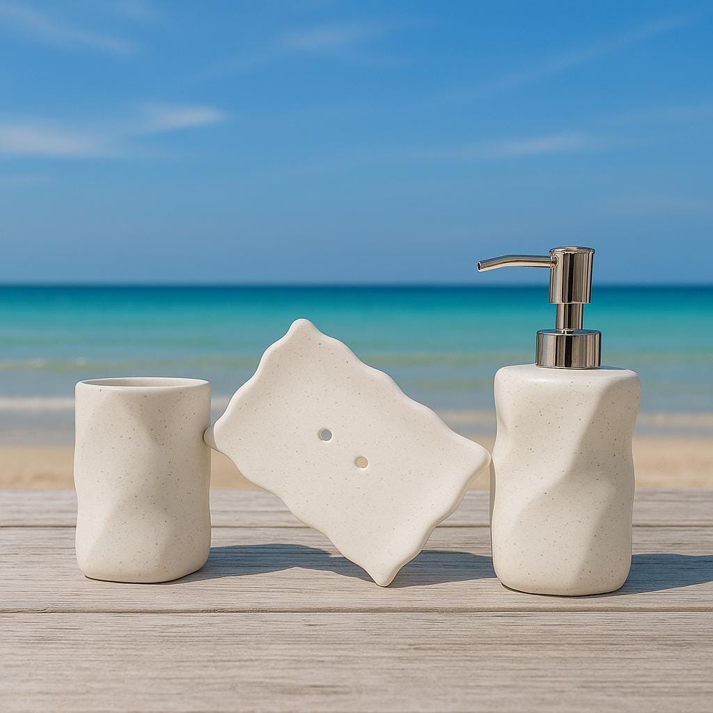 Ocean-Inspired Bath Set