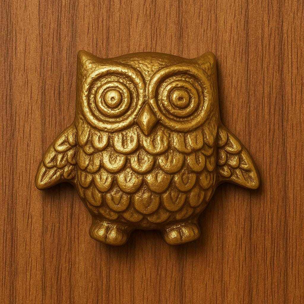 Charming Owl Drawer Knobs