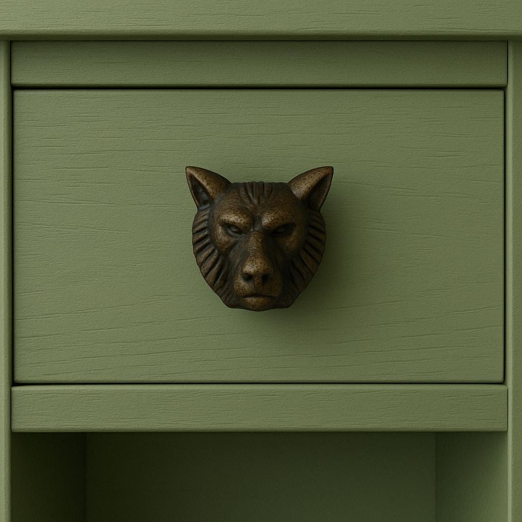 Wolf Head Knobs for Cabinets