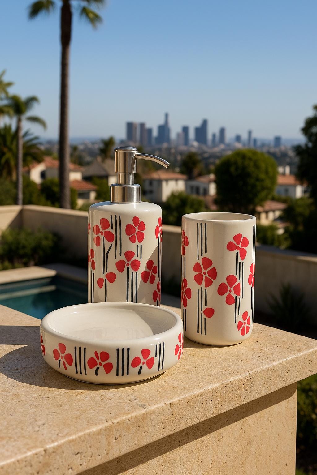 Artisan Ceramic Bathroom Set