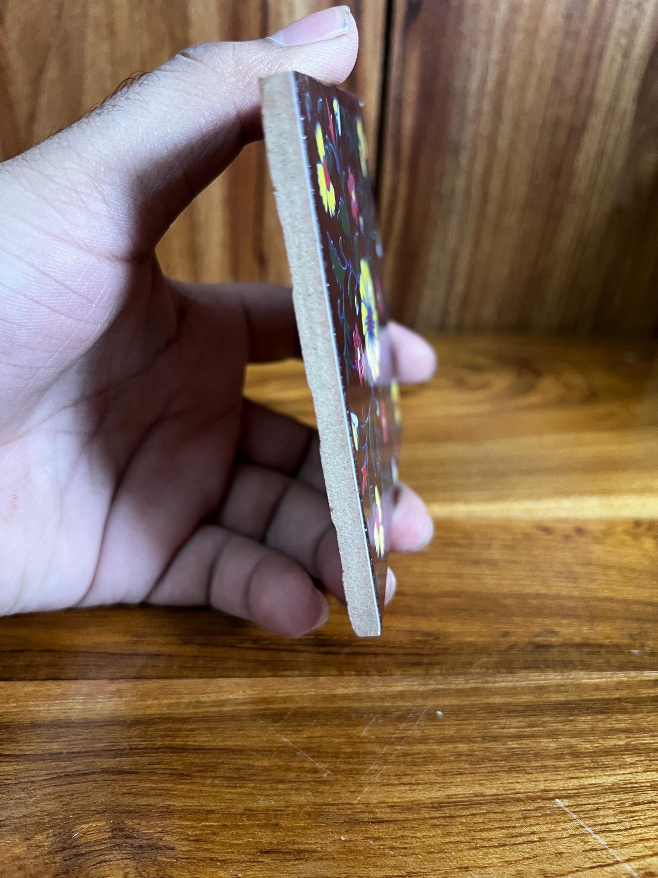 Hand Painted Ceramic Tiles - 4x4 Inch (24 Piece)