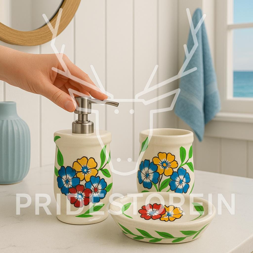 Elegant Ceramic Vanity Set