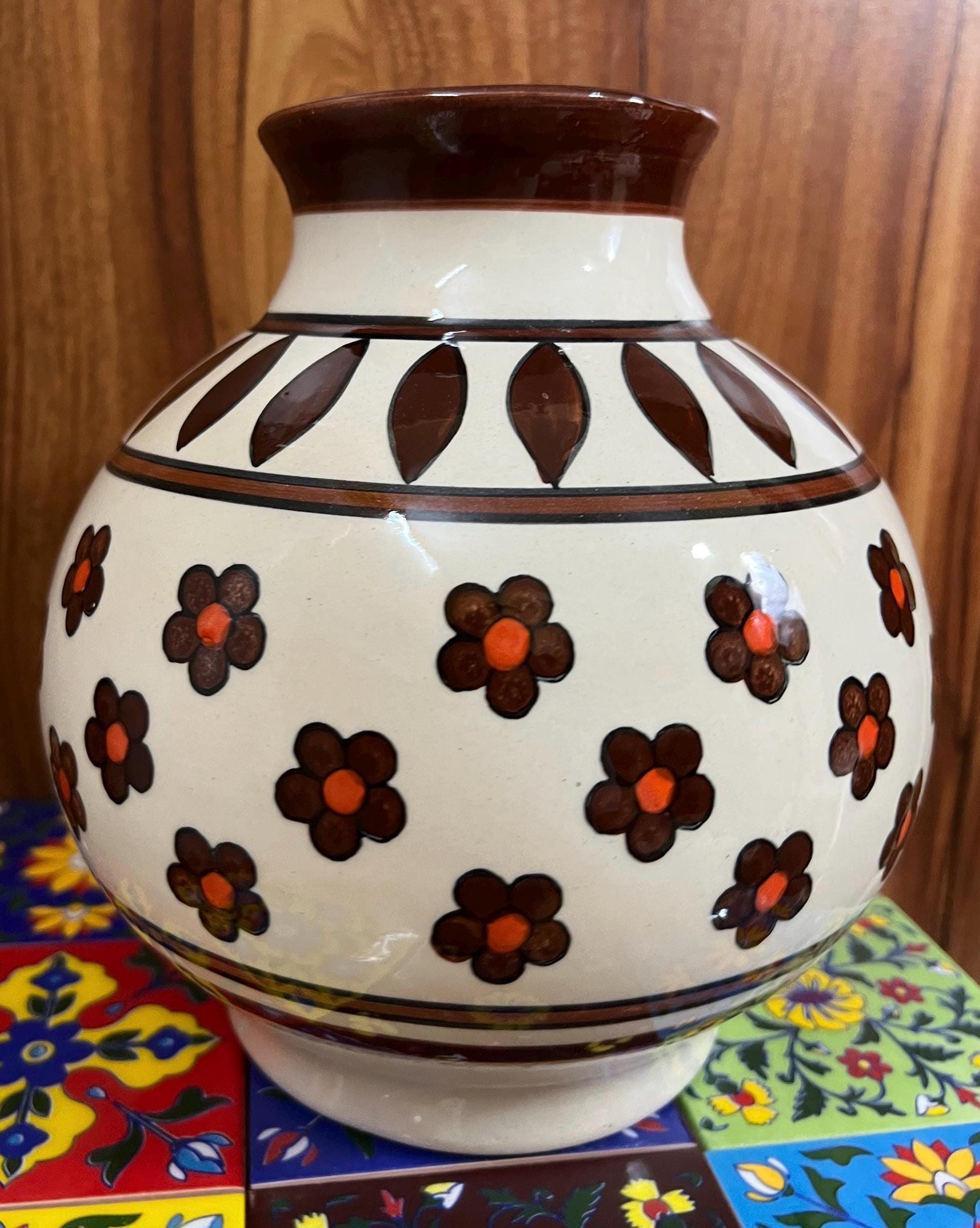 Handcrafted Boho Ceramic Vase