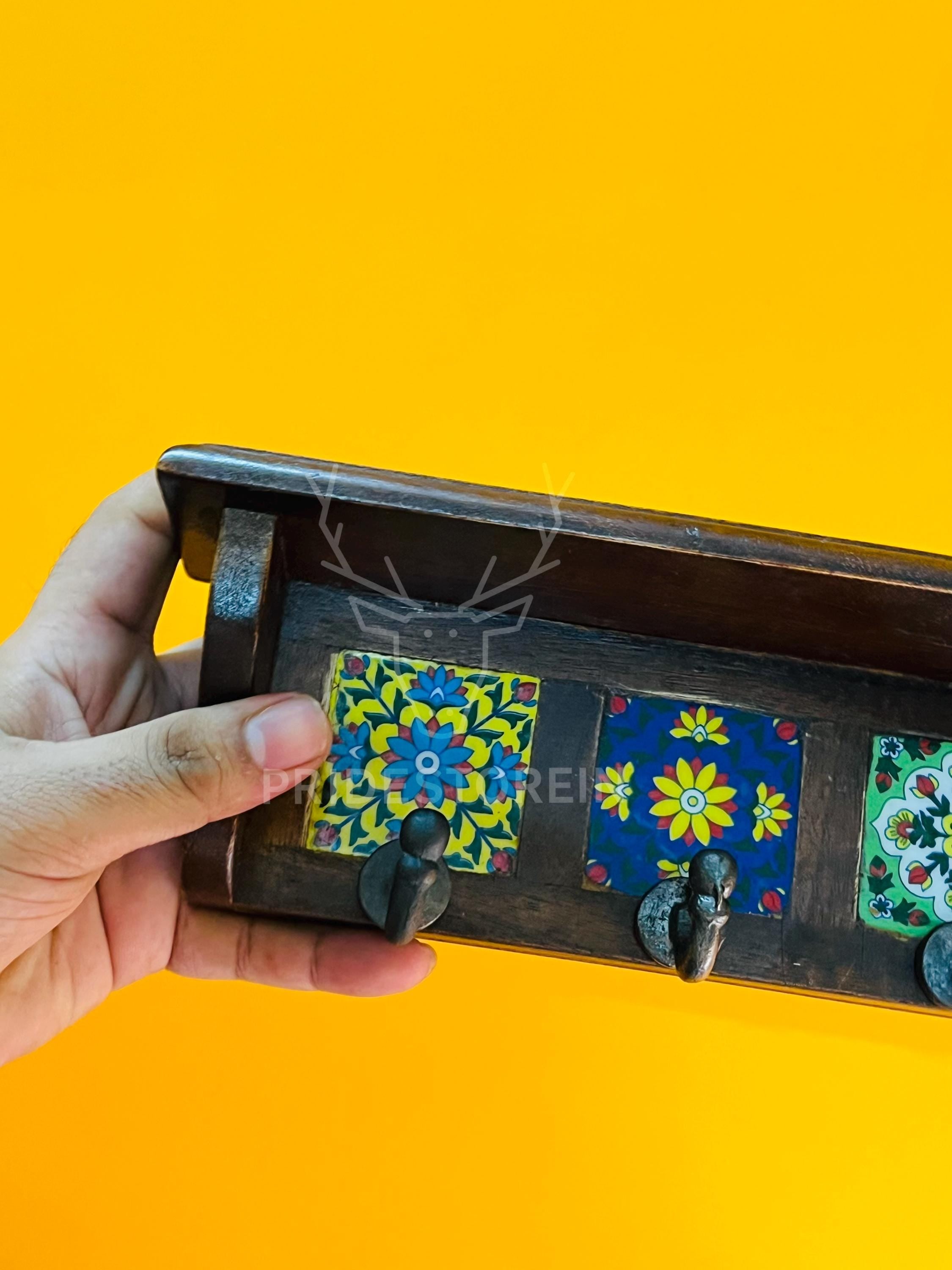 Modern Espresso Key Rack