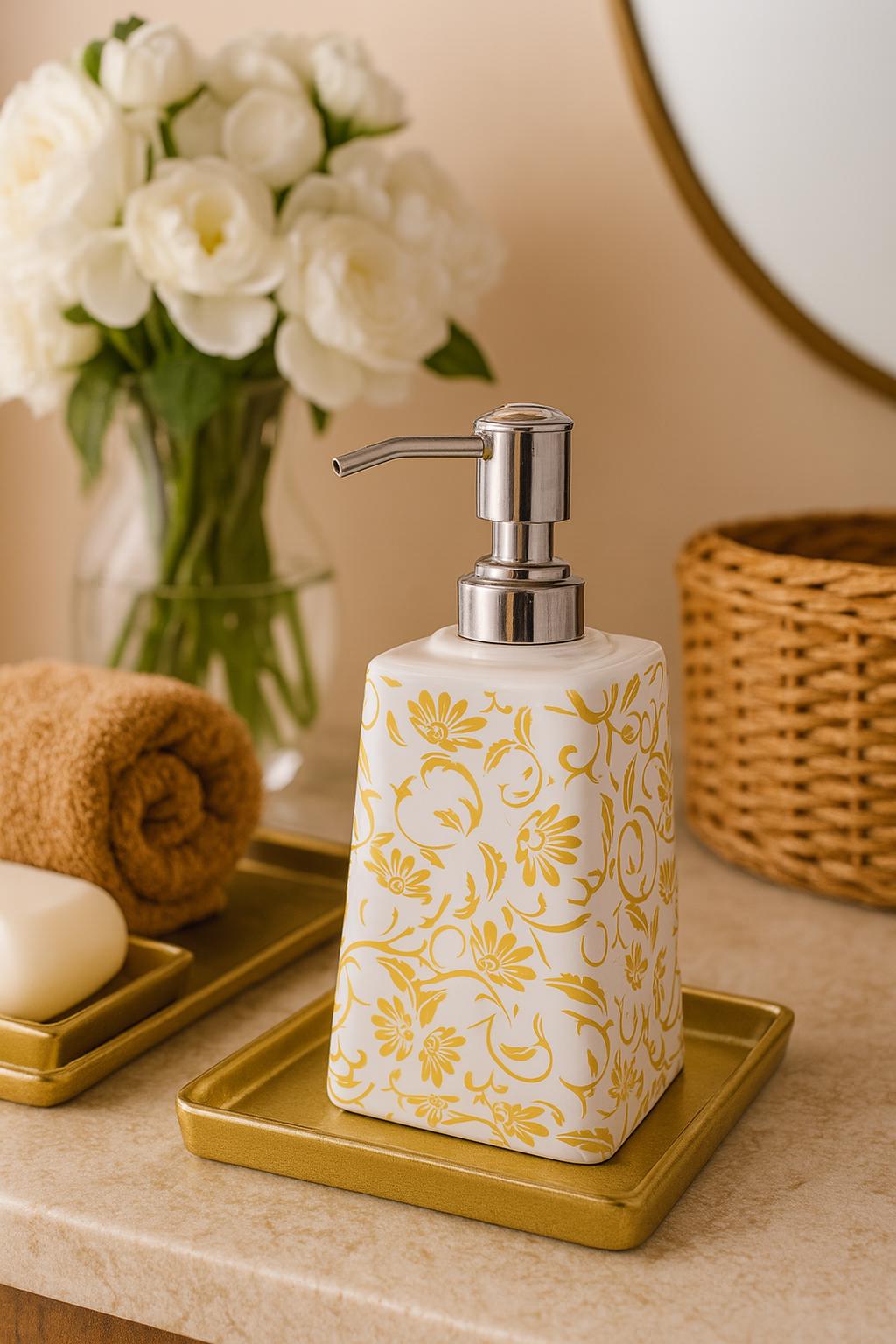 Chic Boho Ceramic Bath Set