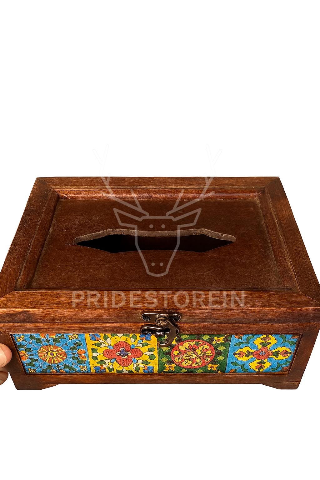 Artisan Tile Tissue Box Decor