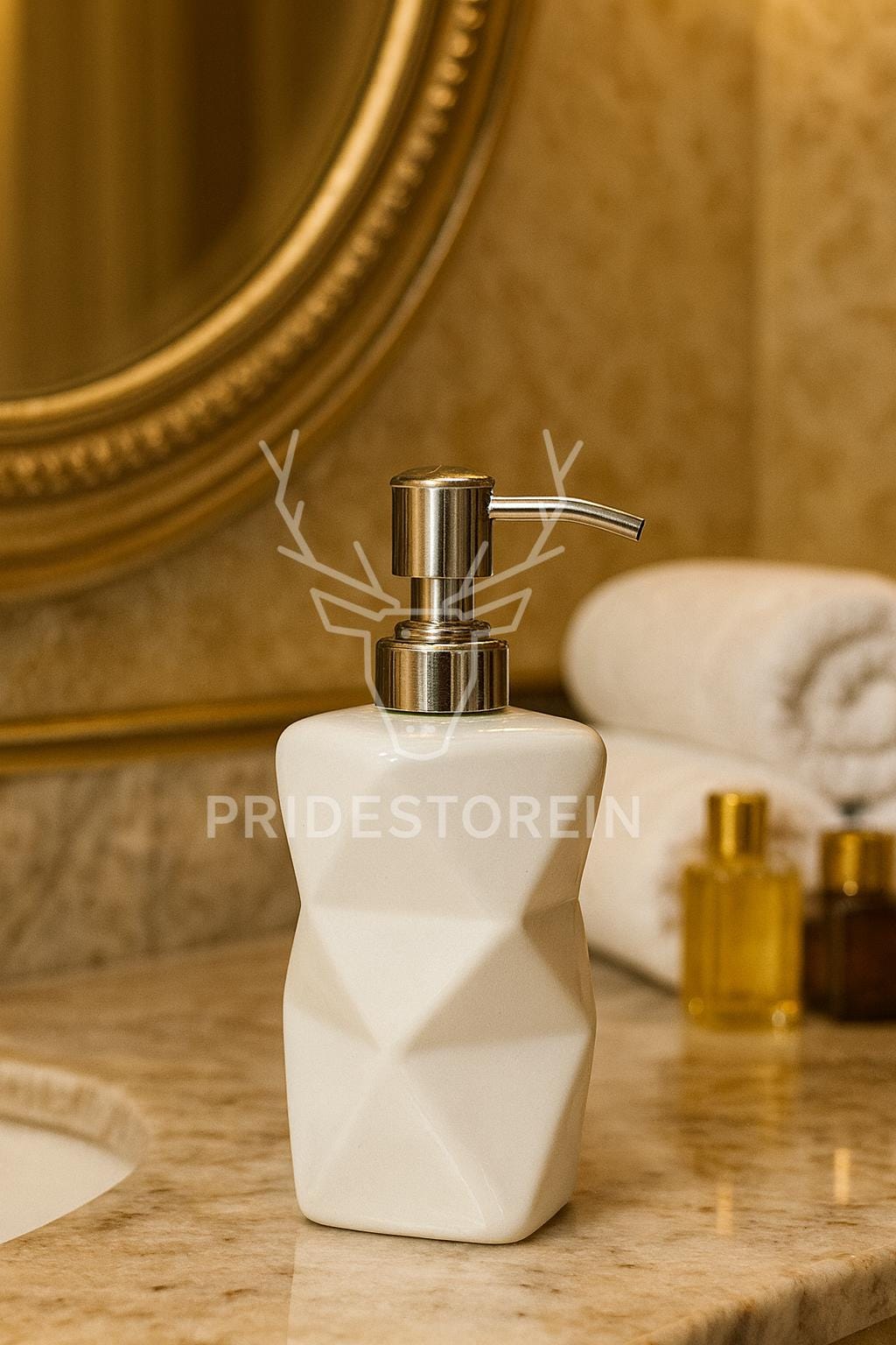 Boho Ceramic Soap Dispenser