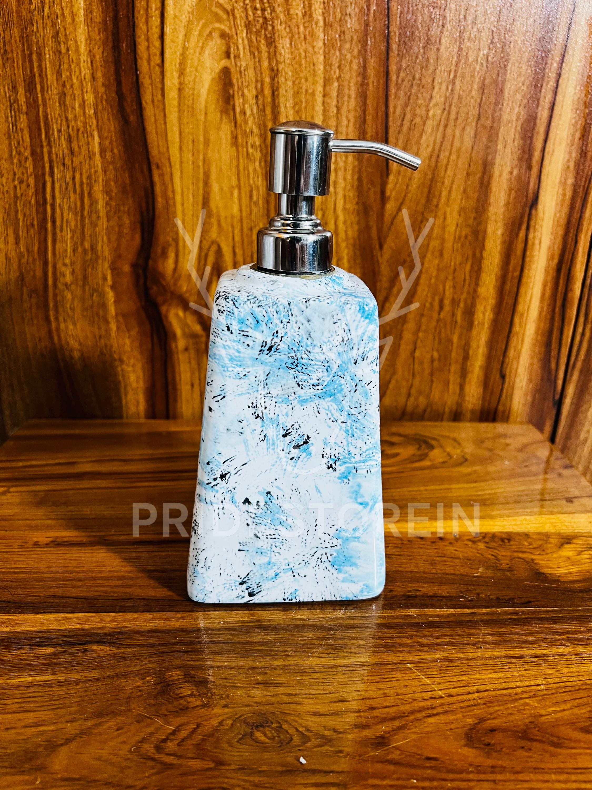 Blue Marble Soap Dispenser