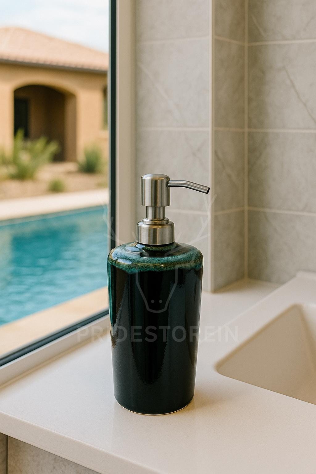 Boho Turquoise Soap Dispenser
