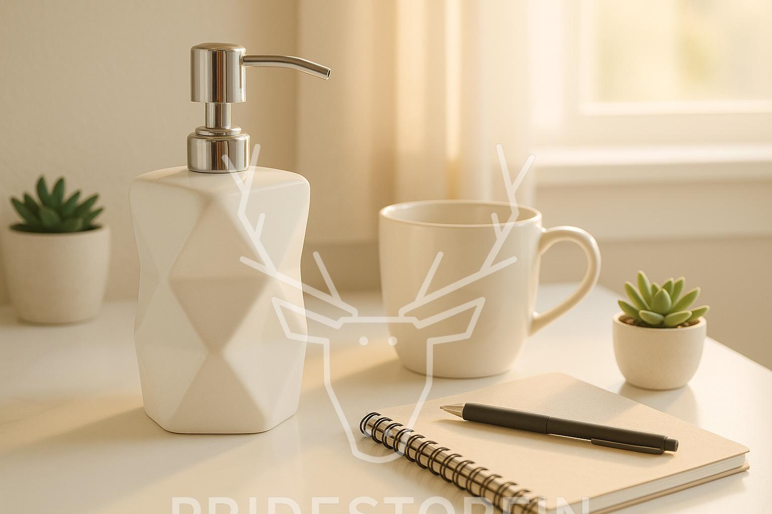 Modern Geometric Soap Pump