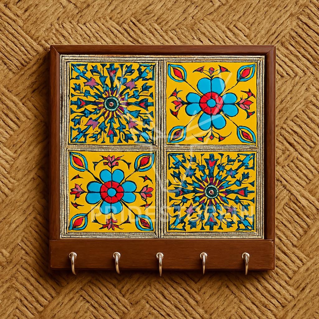 Rustic Ceramic Key Holder