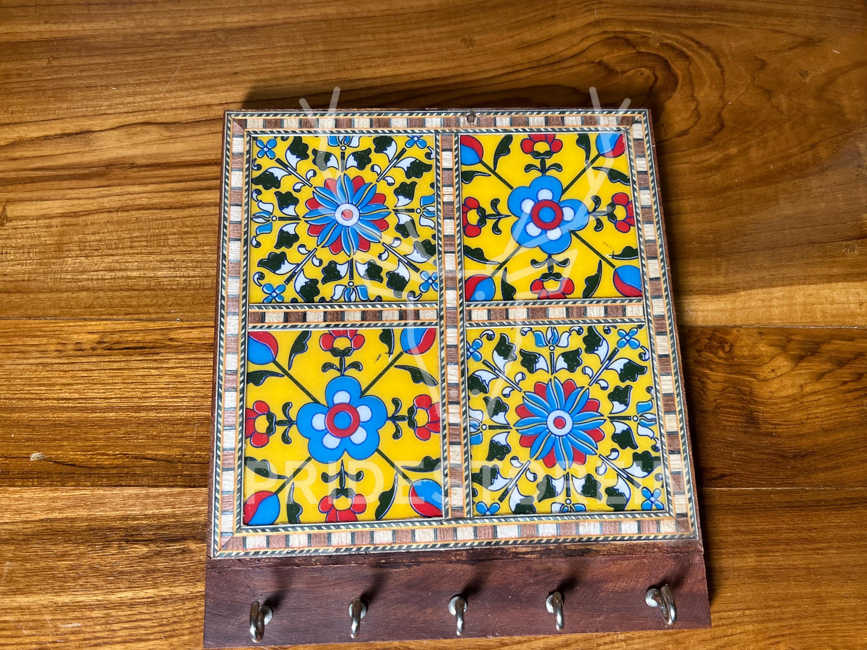 Rustic Ceramic Key Holder