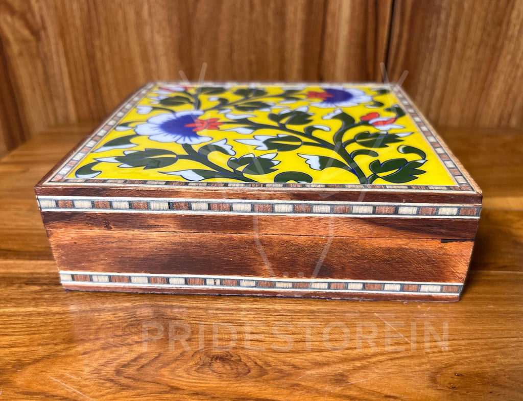Boho Floral Jewelry Box