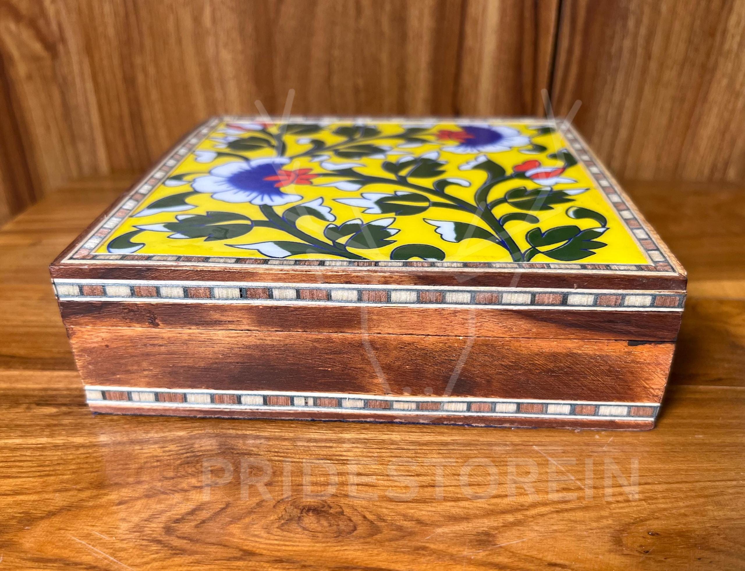 Boho Floral Jewelry Box