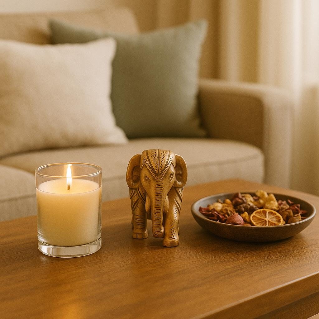 Golden Elephant for Good Luck