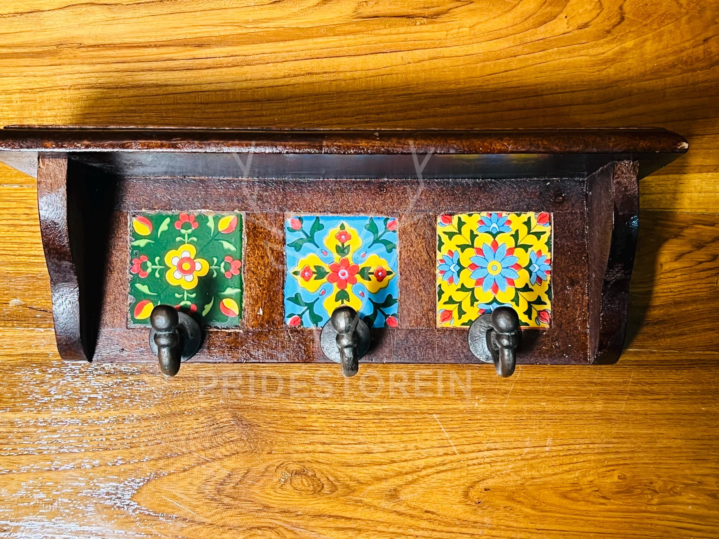 Modern Espresso Key Rack
