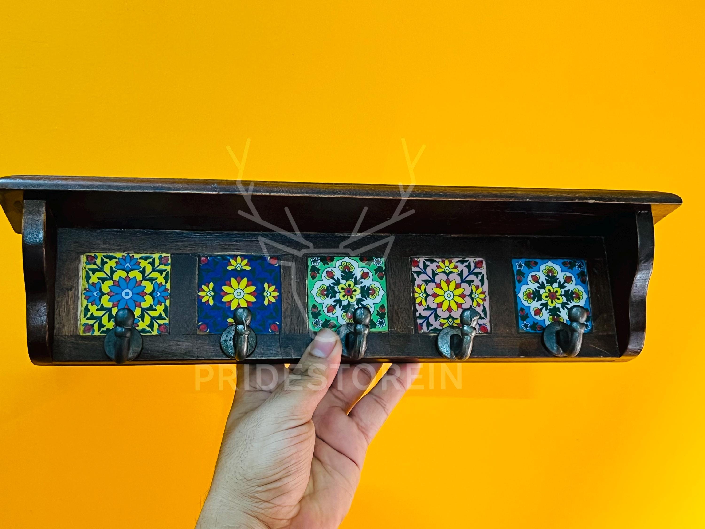 Modern Espresso Key Rack