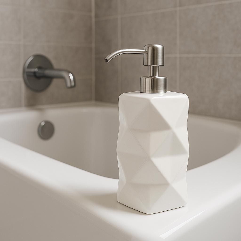 Chic Geometric Soap Dispenser