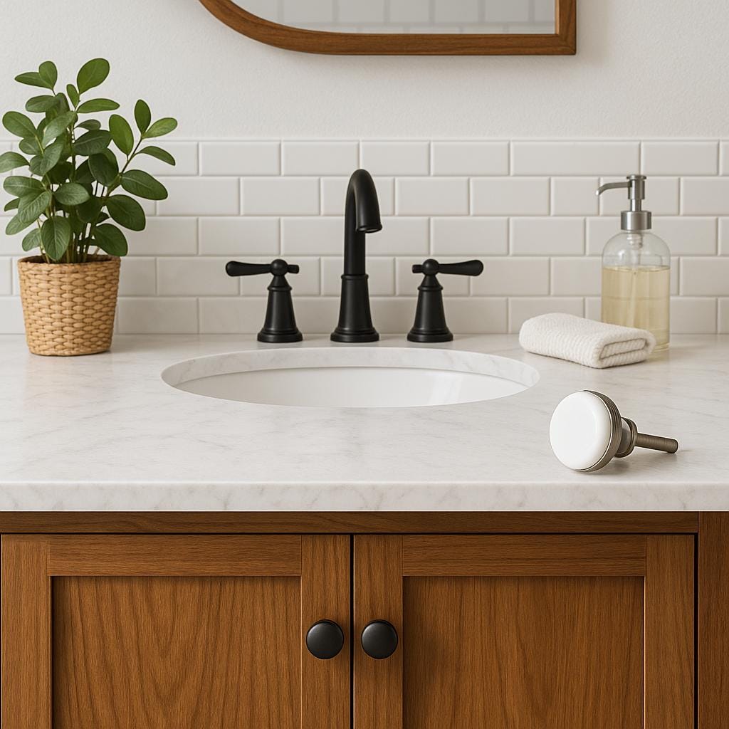 Elegant Ceramic Drawer Knob with Stainless Steel Base | Modern Furniture Hardware | Home Decor Accessory