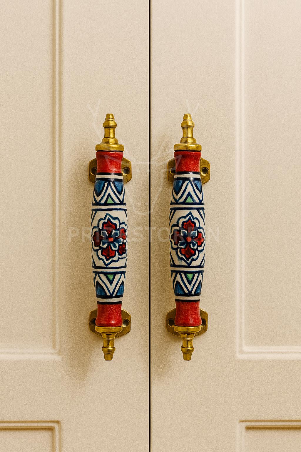 Boho Brass Cabinet Pulls Set