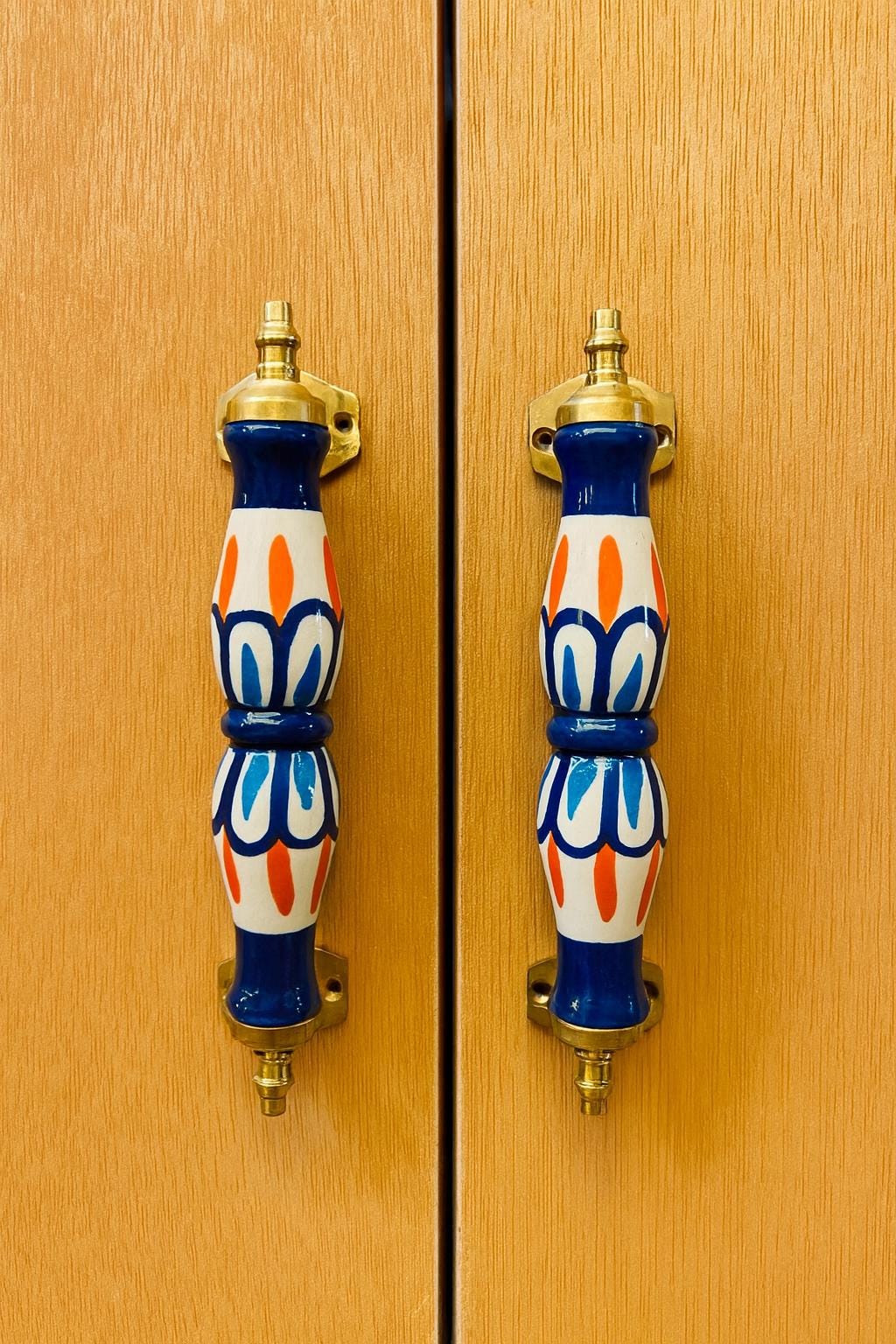 Boho Brass Cabinet Handles Set