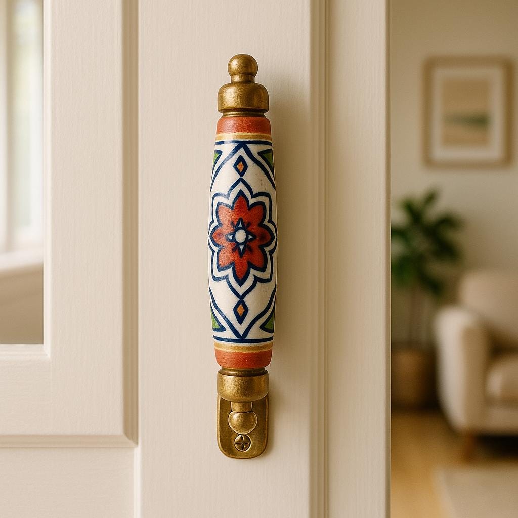 Vintage Floral Drawer Pulls