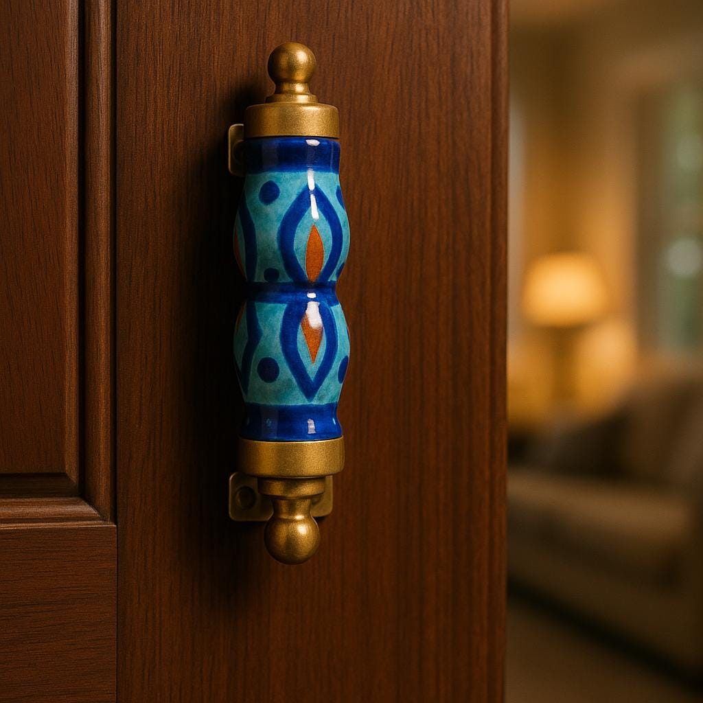 Boho Ceramic Knobs 2-Pack