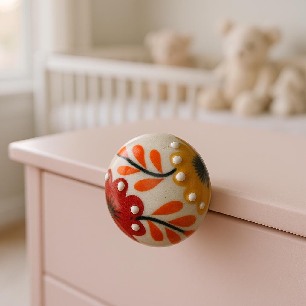 Hand-Painted Ceramic Decorative Bowl