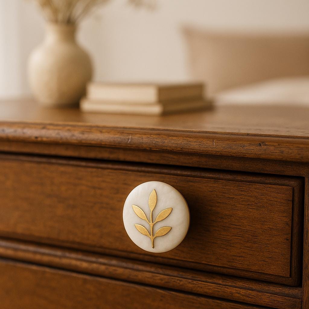 Elegant Gold Accent Knobs