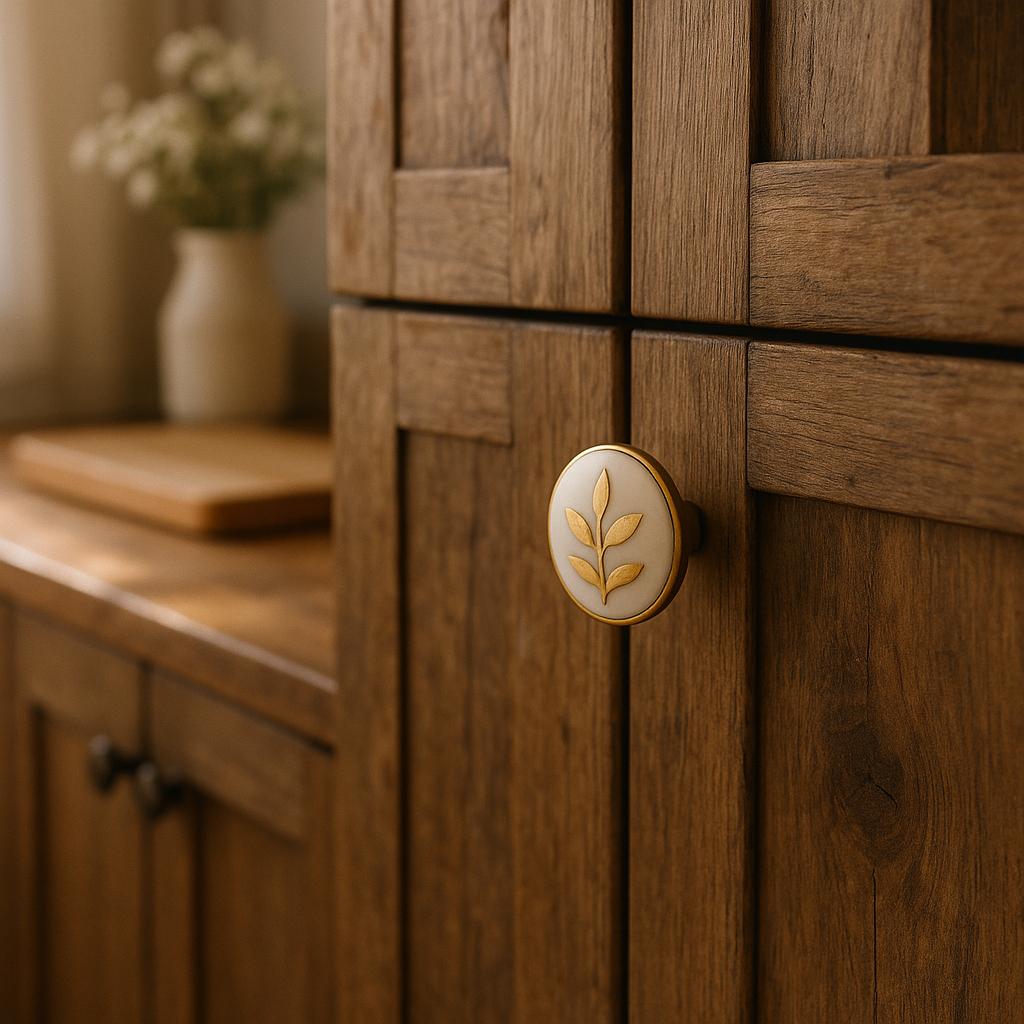 Elegant Gold Accent Knobs