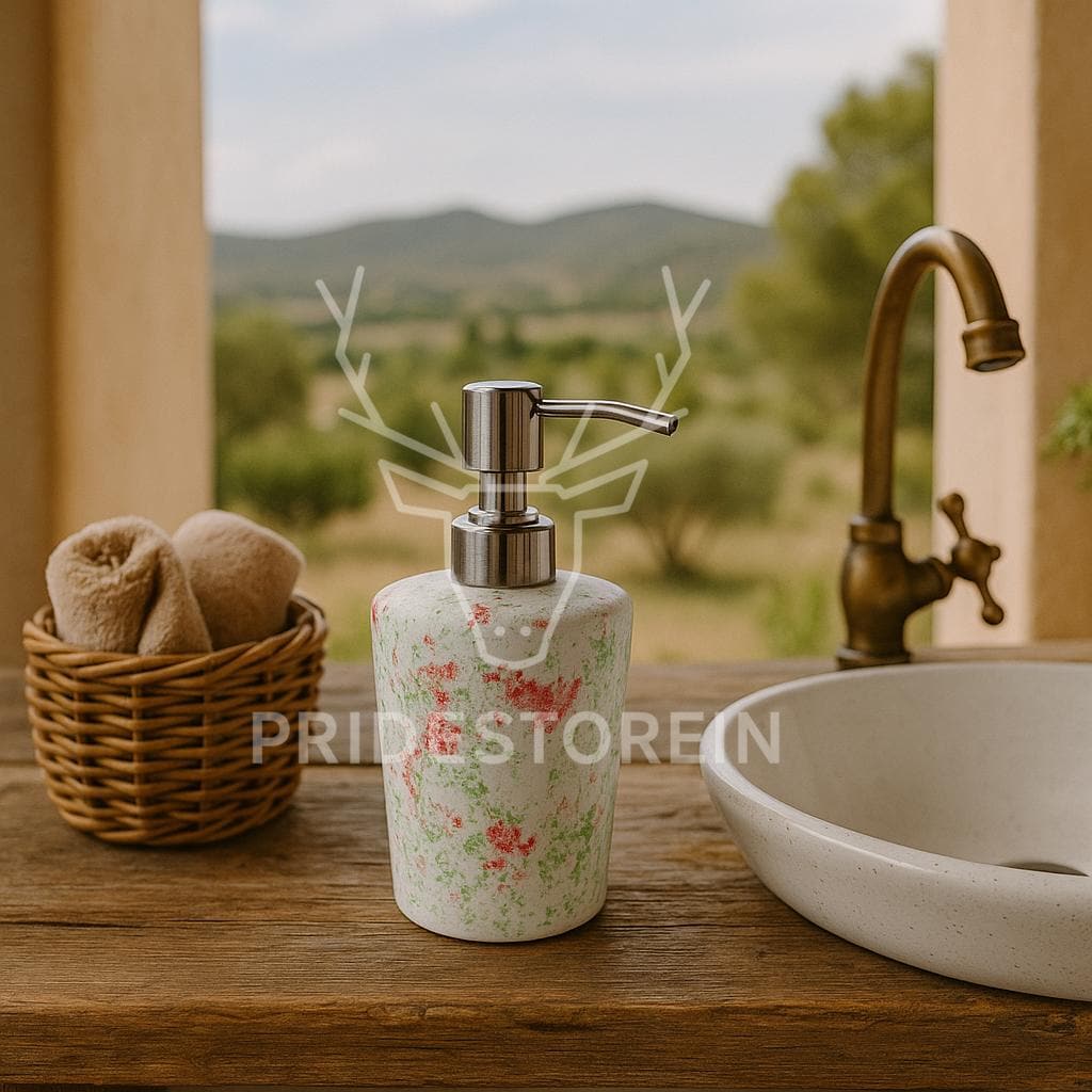 Boho Ceramic Soap Dispenser