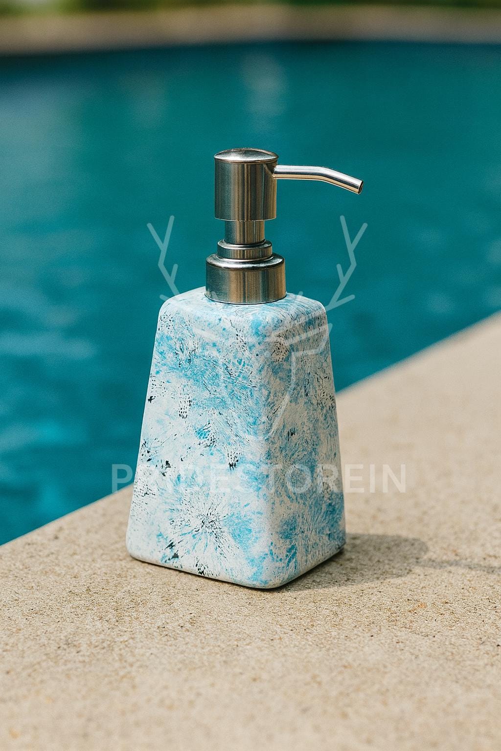 Blue Marble Soap Dispenser
