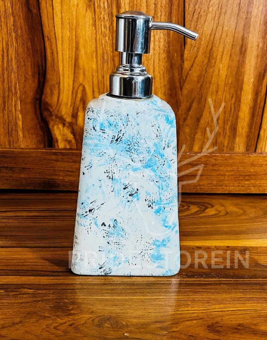 Blue Marble Soap Dispenser