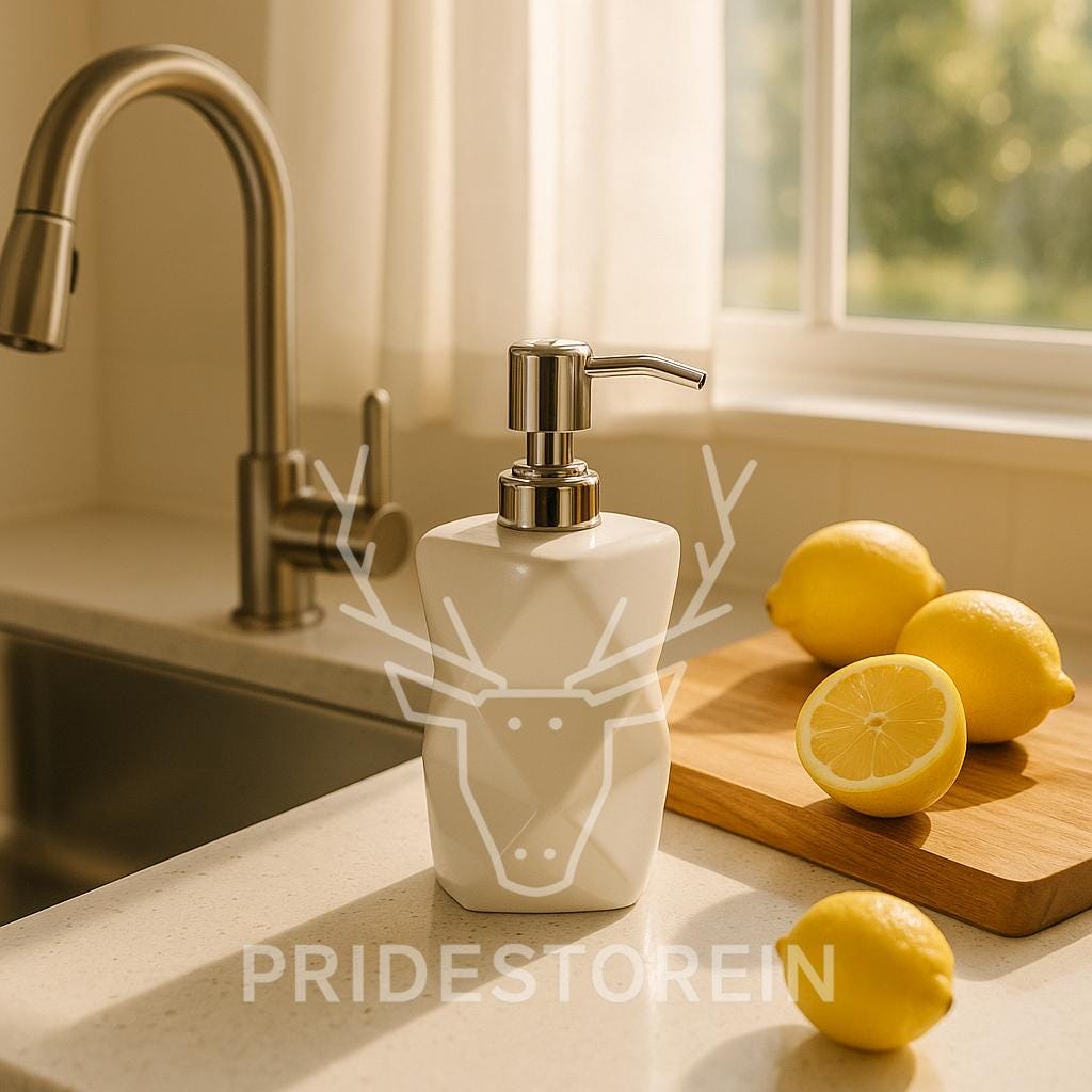 Modern Geometric Soap Pump