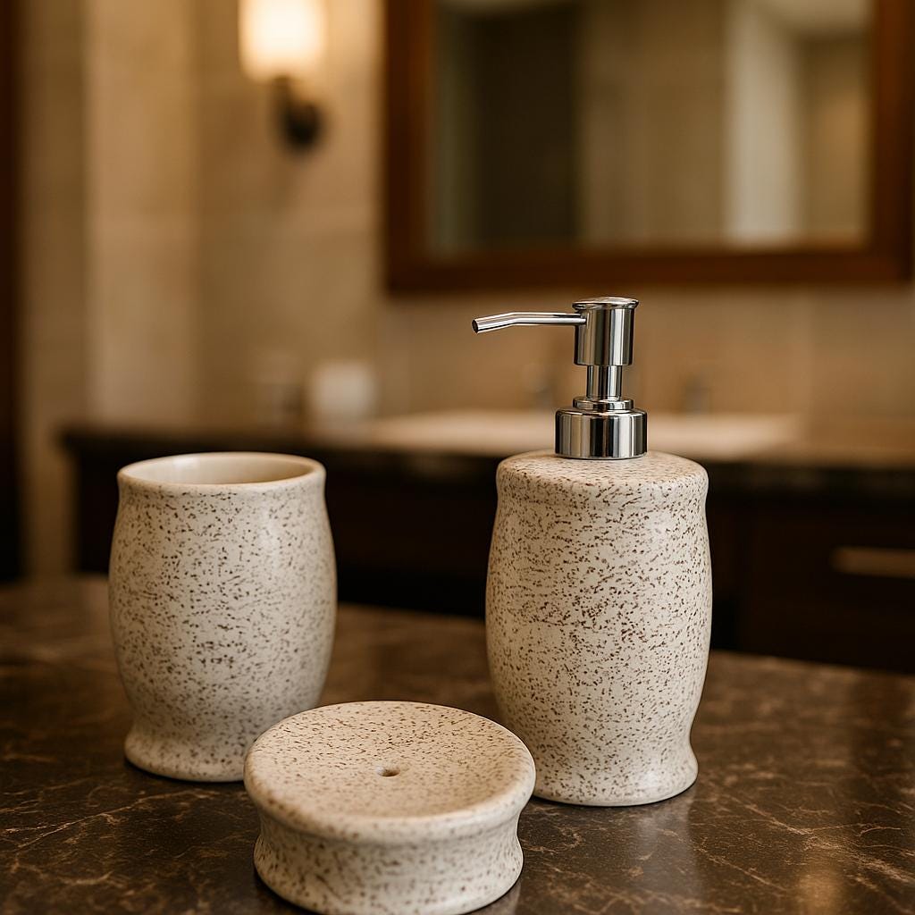 Farmhouse Ceramic Bath Set