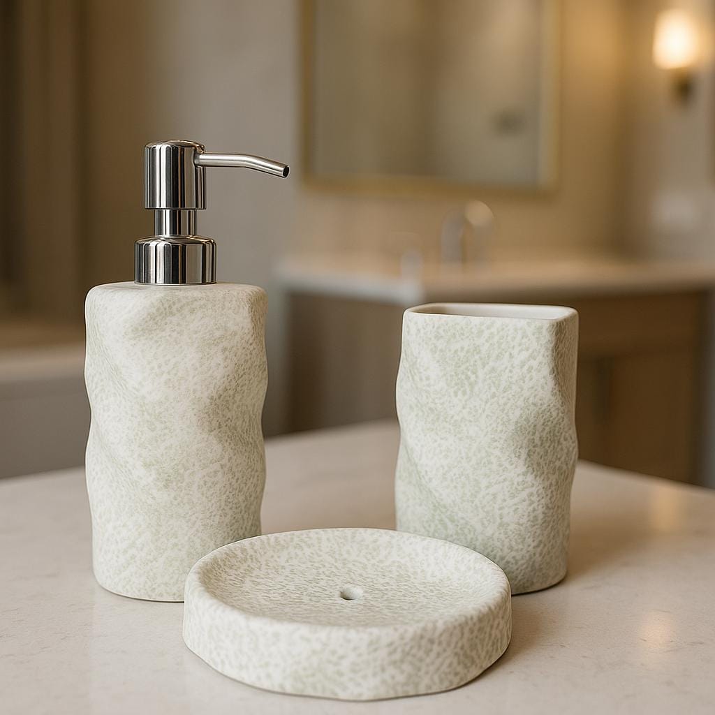 Chic Green Bathroom Set
