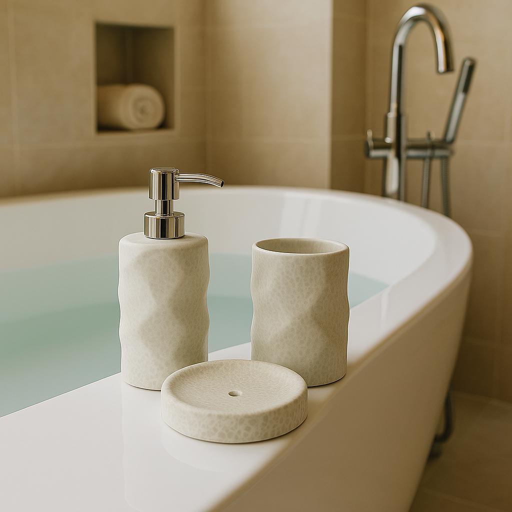Chic Green Bathroom Set