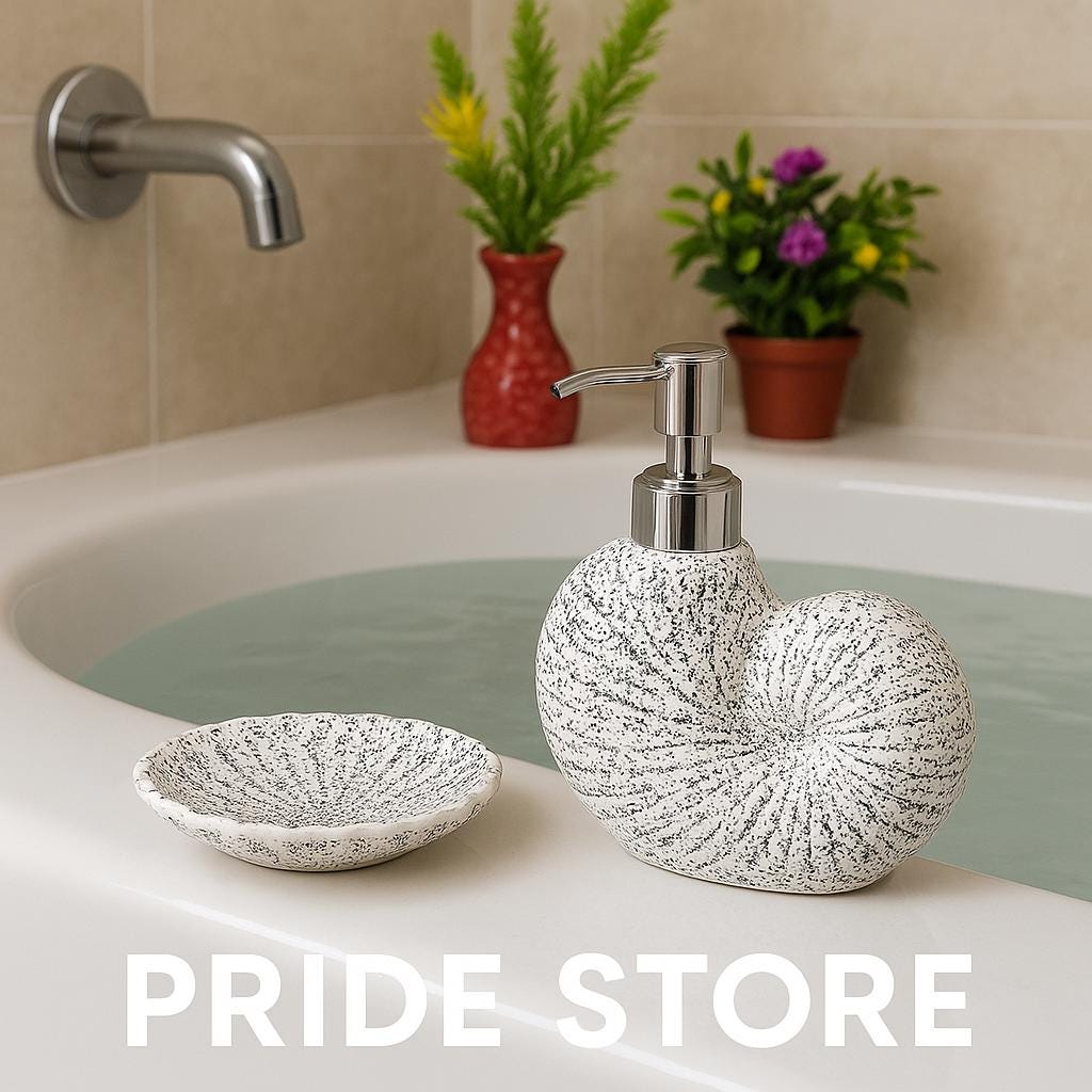 Coastal Ceramic Bath Set